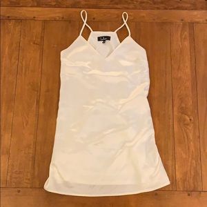 Lulus Cream Satin Mini